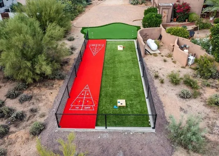 Desert Hideaway Shuffleboard Court Golf Billiards *